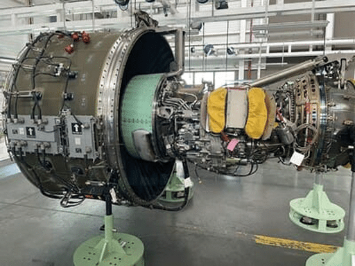 AFI KLM E&M inducted its first Pratt & Whitney GTF engine this summer. Pratt & Whitney image.